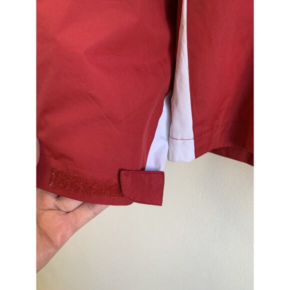 Free Country Women’s Windbreaker Jacket Radiance Hooded Red Size Large - Picture 10 of 13